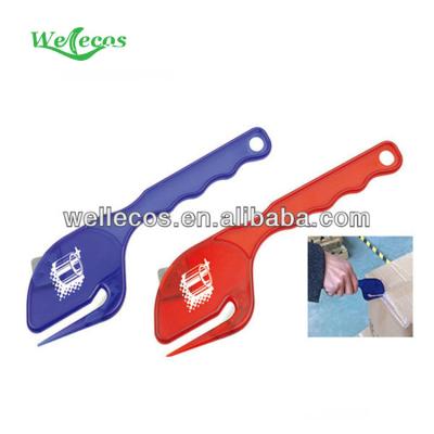 China Eco - Friendly Plastic PS Long Handle Paper Cutter Knife for sale