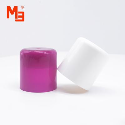 China High Quality Double Hand Wonderful Feeling M26 Essential Oil Capsule Smooth Wall Unscrewing Screw Cap For Plastic Cosmetic Bottle for sale