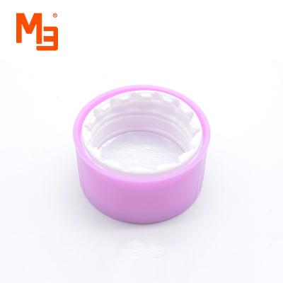 China Wonderful Hand Feeling 38mm Hot Selling Package PP Bottle Screw Caps Flat Surface Lid Cosmetic Soft Unscrewing Plastic Closure for sale