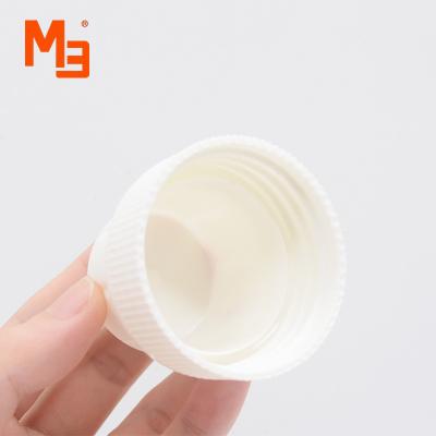 China Wonderful Hand Feeling 45mm Screw Cap Liquid Soap Plastic Bottle Cover Smooth Unscrewing Liquid Laundry Detergent Caps for sale