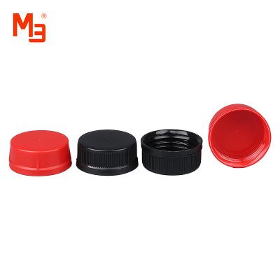 China Wonderful hand feeling 50mm manufacturer Promotion Industrial Gasoline anti theft smooth unscrewing plastic cap for sale