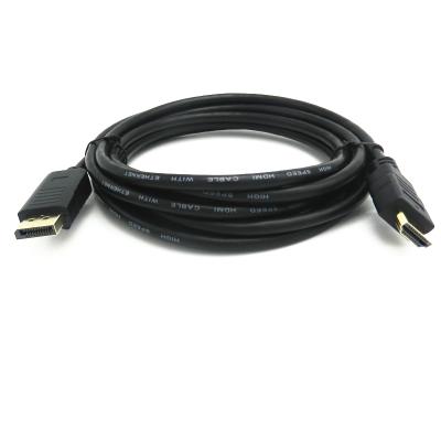 China Multimedia 4K HD DP To HDMI Cable Male To Male Displayport To HDMI Video Cable 30cm 50cm 1m for sale