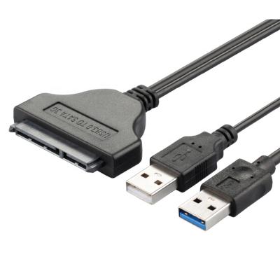 China COMPUTER CD-ROM/PC/SSD/Mobile 2.0 3.0 usb to SATA II hard drive 3Gbps adapter cable usb to sata converter cable for sale