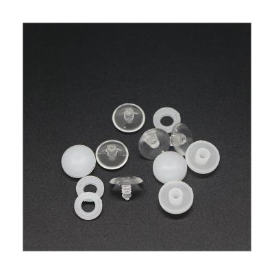 China Viable Factory Customized 13mm Plastic Ball Top Cap Button Top Baseball Hat Button for sale