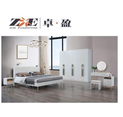 China Hot Sale Adjustable Home Modern Style Furniture High Quality Large (Other) Bedroom Set for sale