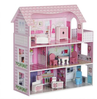 China 2021 New Products Brand Cartoon Toy Kids Furniture Happy Family DIY Doll House Giant Children's Doll Room for sale