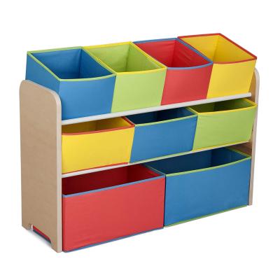 China Convertible Kids Bedroom Furniture 4 Color Toy Organizers And Storages 3 Layers Toy Storage Bins for sale