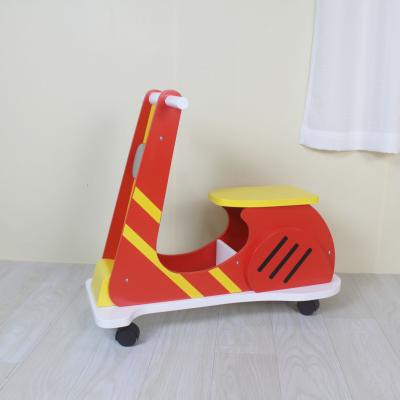 China Child New Products Cheap Price Child Wooden Rocking Scooter for sale