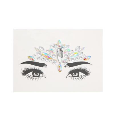 China Decoration Temporary Face Eyeshadow Gem Jewels Body Art Rhinestones Adhesive Stickers for sale