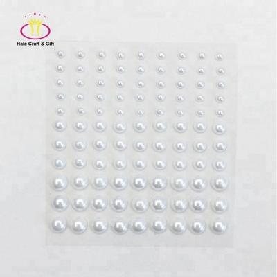 China Decorative Sticker Diamond Crystal Rhinestone Pearl Custom Sticker Wholesale for sale