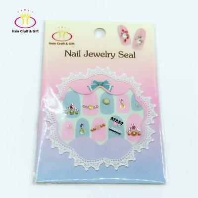 China 2017 Finger Nail Art Nail Products Wholesale Different Design Opal Nailart Decoration Fancy Hollow Sticker for sale