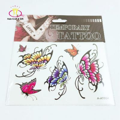 China Custom Temporary Mini Butterfly 3D Temporary Tattoo Intimate Sticker for sale