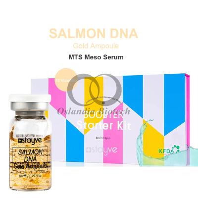 China ADN de salmón Stavye Ampola de oro Mezoserum para el refuerzo de la piel Rejuvenecimiento antienvejecimiento MTS Solución de mesoterapia con microagujas 8 ml/ vial en venta