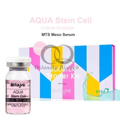 China Cultivo de células de Stavye Aqua Stell Ampola Reforzador de la piel Meso suero Hidratante Antienvejecimiento MTS Microneedling Solución de mesoterapia 8 ml/ vial en venta