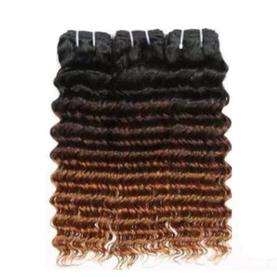 China #T1B/4/30 Deep Wave Remy Human Hair Bundles Sew In Weave Bundles Brazilian Bundle Deals for sale