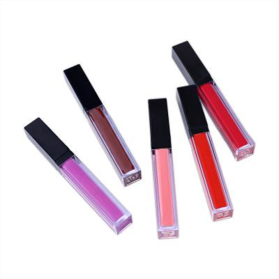 China Matte Waterproof Private Label Cosmetics Liquid Lipstick Packaging Gloss for sale