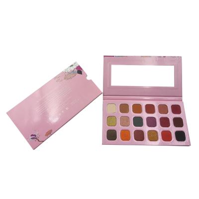 China Waterproof Long Lasting Eyeshadow Cosmetics Make Your Own High Quality 18 Eyeshadow Palette Wholesale for sale