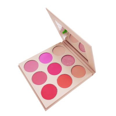 China Waterproof Hot Sales Lace Packaging Cream Colored Custom Makeup Blush Palette for sale