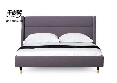 China Wing Design King Size Upholstered-de Stoffenmateriaal van de Bedden Zacht Europees Stijl Te koop