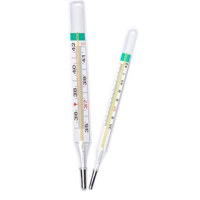 China Safe and Accurate Household Mercury-free Oval Glass Thermometers for sale