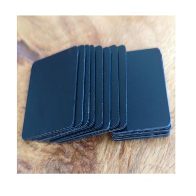 China NFC NTAG213/215/216 Simple Matte White Matte Black NFC NTAG213/215/216 Smart Card Black PVC RFID Digital Waterproof Customized Business Card for sale