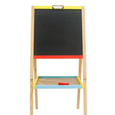 China Art Easel Kids Writing Board Double Sided Sketchbook Adjustable Size Drawing Magnetic Wooden Board for Painting for sale