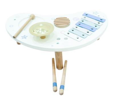 China Educational Wooden Multifunctional Musical Table Xylophone Kids Educational Game Toys for sale