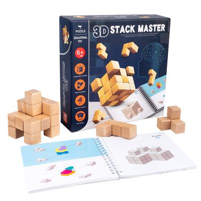 China DIY TOY Wholesale Best Selling Wood building block toys Montesorri Toy Educational For Kids wooden for sale