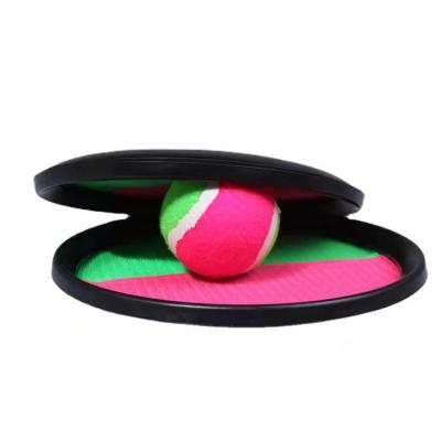 China Outdoor sports children's toy beach racket hook ball throwing sticky sand is hard to racket by ball toy game for sale