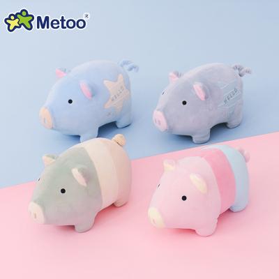 China Imitation Plush Zodiac Pig Plush Toys Color-blocking Dudu Dolls Grasp Machine Dolls Gifts Animal Children for sale