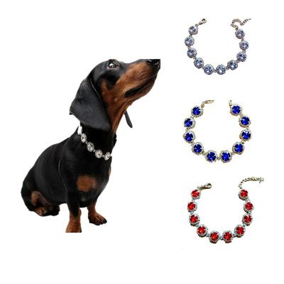 China Personalized Fashion Rhinestone Ornament Pet Jewelry Collar for Small and Medium Dogs Cats Collar Accessories for sale