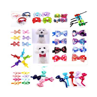 China Viable Manufacturer Wholesale Popular Detachable Colorful Pet Bow Tie Dog Bow Tie for sale