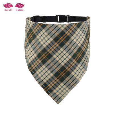 China Hot Sale S/M/L Viable Dog Puppy Cat Neck Scarf Bandana Collar Adjustable Headscarf for sale