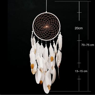 China Bali Dream Catcher Feather Europe Hot Selling Feather 20cm Large for sale