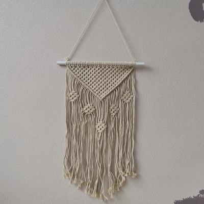 China Handmade Macrame Wall Hanging From Europe Boho Large Art Tapestry Wall Decor for sale