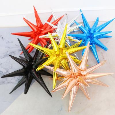 China Gift Toy 22 Inch Exploding Stars Foil Balloon Star Wedding Birthday Decoration Balloons for sale