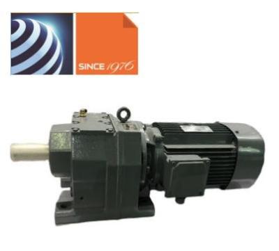 China Helical gear motor reductor gear electric motor for sale