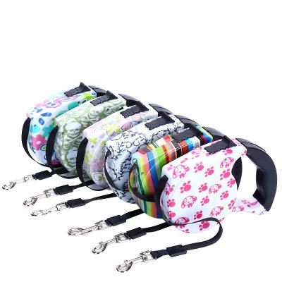 China Custom Multicolor Pet Leash Dog Chain Optional Automatic Retractable Dog Leash for sale