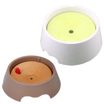 China Plastic Pet Waterer Pet Mouth Pet Cat and Dog Bowl Sustainable Non-wet Floating Water Bowl for sale