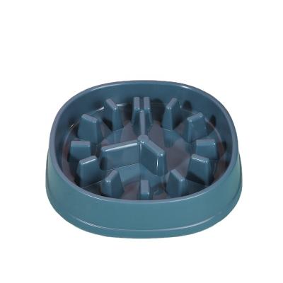 China Sustainable Pet Food Utensils Feeding Anti-Clog Bowl Clock Style Dog Slow Food Bowl for sale