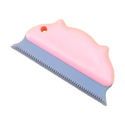 China Sustainable Pet Hair Grooming Brush Tangle Pet Fur Shaving Tools Dog Comb Cleaning Brush for sale