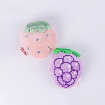 China Viable Fruit And Star Shaped Small And Medium Dog Toys Chew Teeth Pet Express Plush Toys for sale