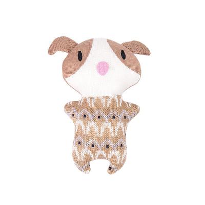 China Viable Sounding Plush Toys Cartoon Dolls Pets Sharp Teeth Dog Toys Resistant Dolls for sale