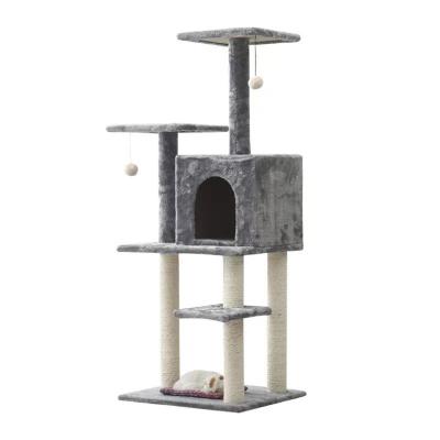 China Hot Sale Breathable Cat Hammock Tree Tower Cat Furniture Cat Tree Amazon Wholesale Cat for sale