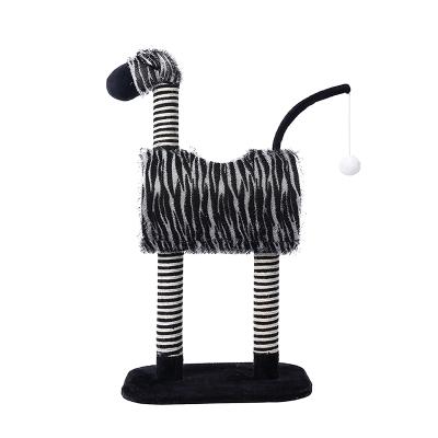 China Stocked QIJI Cat TREE Toy With Scratching Wooden Climbing Tree For Cat Climbing Frame Cat Furniture Scratching for sale