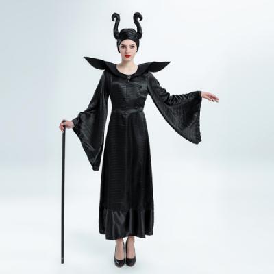 China 2021 New Arrivals Cosplay Halloween Costume Women Cosplay Evil Dark Witch Outfits Ladies Role Play Stage Wear for sale