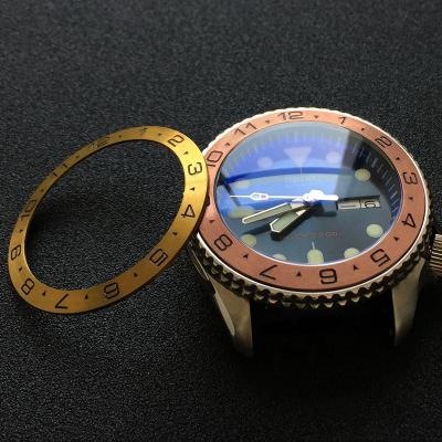 China Seiko Watches Inclined Steel Bezel Insert 38*30.6mm For SEIKO SKX007 Watch Parts Bezel Replacement Parts for sale