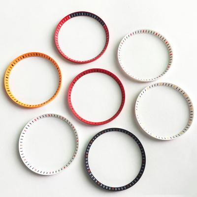 China Plastic Watch Parts Watch Chapter Ring 30.5mm Parts For SKX007 SRPD53 NH35 Movement Watch Case for sale