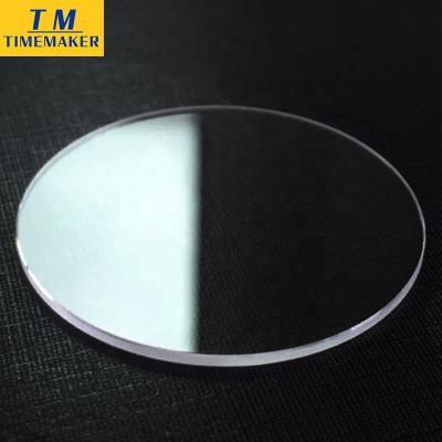 China High Hardness Round Shape Sapphire Crystal Stained Glass China Manufacturer Watch Glass 1.2mm Flat Thick Diameter 39-44.5mm for sale