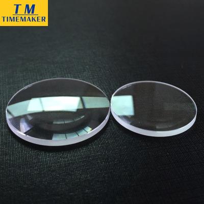 China Single high hardness dome 2.0mm thick sapphire glass made in China domed watch crystal glass sheet price for sale